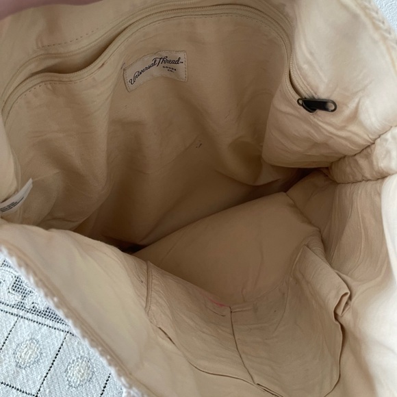 Universal Thread Crochet Tote Bag - Cream / Beige Boho Shoulder Tote - Picture 4 of 7